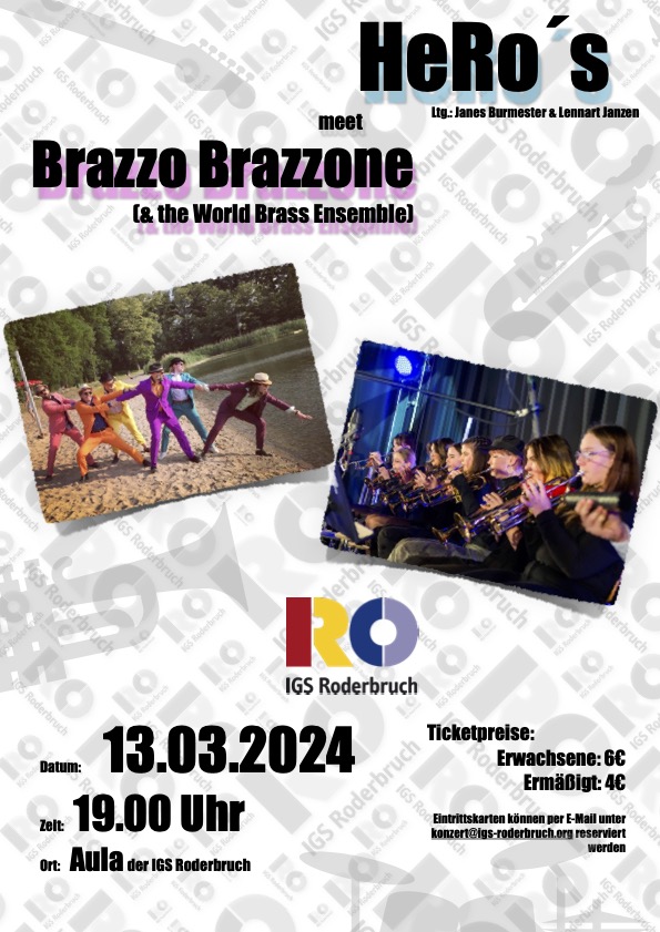 Plakat Heros meet Brazzo Brazzone